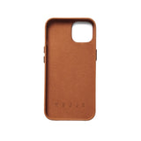 Mujjo iPhone 14 Leather Wallet Case - Brown