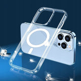 iPhone 14 Tech-Protect Flexair Hybrid Case - MagSafe Compatible - Transparent