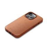 Mujjo iPhone 14 Pro Leather Case - MagSafe Compatible - Brown