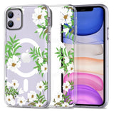 iPhone 11 Tech-Protect MagMood Case  - MagSafe Compatible - Spring Daisy