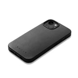 Mujjo iPhone 14 Leather Case - MagSafe Compatible - Black