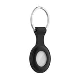 Tech-Protect Icon AirTag Silicone Case w. Keychain - Black