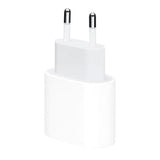 Original Apple PD (Power Delivery) 20W Wall Charger w. USB-C - White (MHJE3ZM/A) (DEMO)