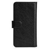 Essentials Universal 6.5" PU Leather Flip Cover w. Card Holder - Black