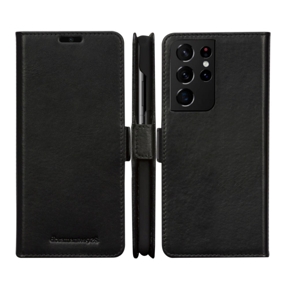 Samsung Galaxy S21 Ultra dbramante1928 Lynge Genuine Leather Magnet Case - Black