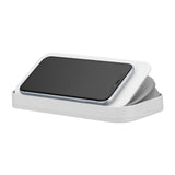 Cellularline Hi-Gens UV-C Sterilizer w. 15W Wireless Charger - Sterilizes Phone / Keys / Wallet - White