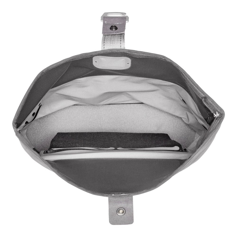 ORTLIEB Twin-City 9L 2-in-1 Bike Bag & Shoulder Bag (30 x 39 x 12cm) - Grey