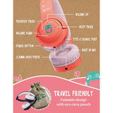 Planet Buddies Bluetooth On-Ear Children's Headset - Pink / Owl