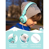 Planet Buddies On-Ear Children's Headset with. Jack plug - Green / Turtle