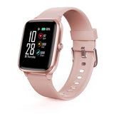 Hama Fit Watch 5910 - Fitness Smartwatch with GPS, Heart Rate Monitor & Pedometer - Pink / Rose Gold