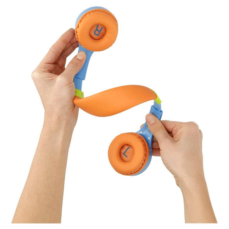 HAMA Wired Headphones for Children - Max. 85 dB - On-Ear - Blue / Orange