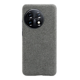 OnePlus 11 Fabric Plastic Case - Grey