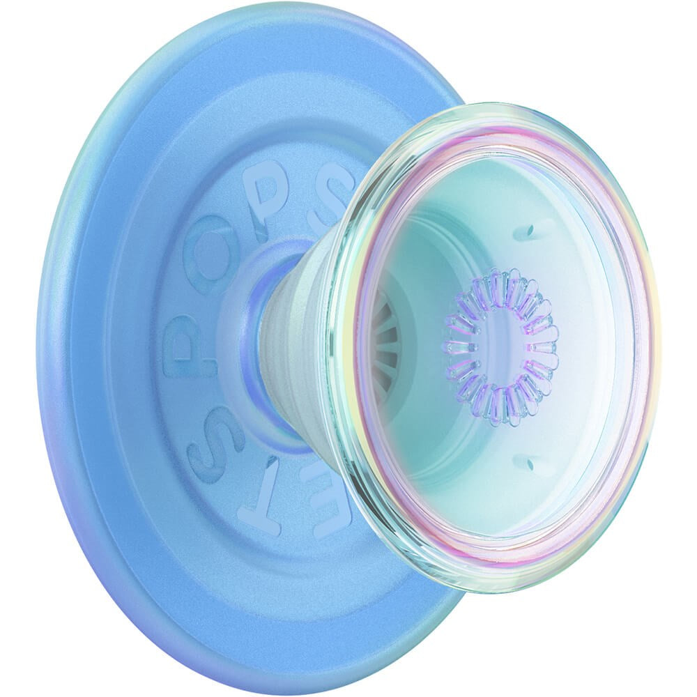 POPSOCKETS PopGrip Opalescent Blue Translucent MagSafe - Stand & Grip