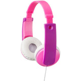 JVC Tinyphones HA-KD7 Kids Headset Max. 85dB w. Stickers - Pink / Purple