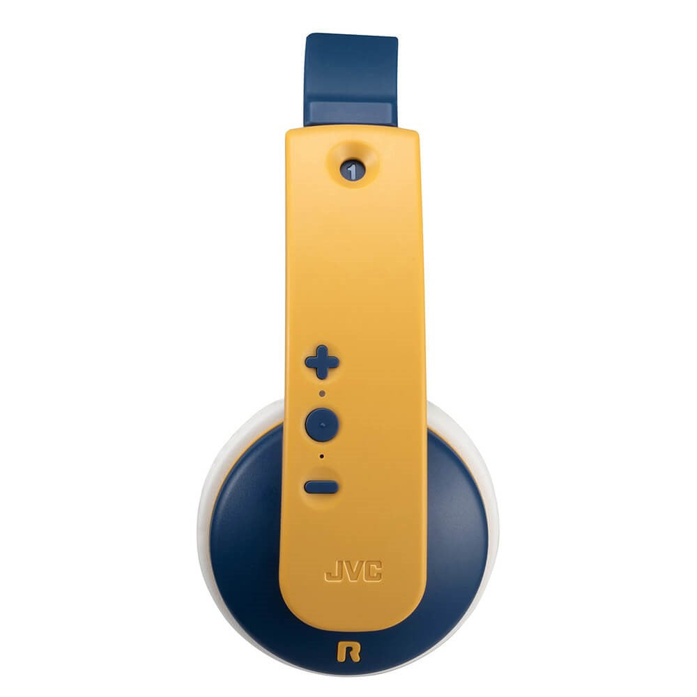 JVC Tinyphones HA-KD10W Wireless Kids Headset Max. 85dB w. Stickers - Yellow / Blue