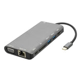 4smarts 8-in-1 USB-C Multi Adapter - Grey