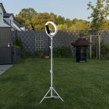 4smarts LoomiPod Selfie Floor Lamp w.LED Ring Light & Adjustable Stand