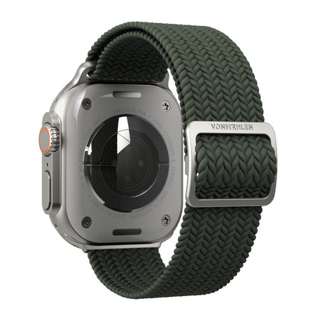 Vonmählen Apple Watch (38/40/SE/41/42mm) Woven Loop Nylon Watch Strap - Olive