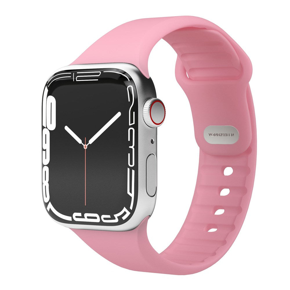 Vonmählen Apple Watch (42/44/SE/45/46/49mm) Classic Band 2 Recycled Silicone Strap - Pink