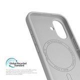 Vonmählen iPhone 16 Eco Silicone Case - MagSafe Compatible - Light Grey