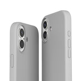 Vonmählen iPhone 16 Eco Silicone Case - MagSafe Compatible - Light Grey