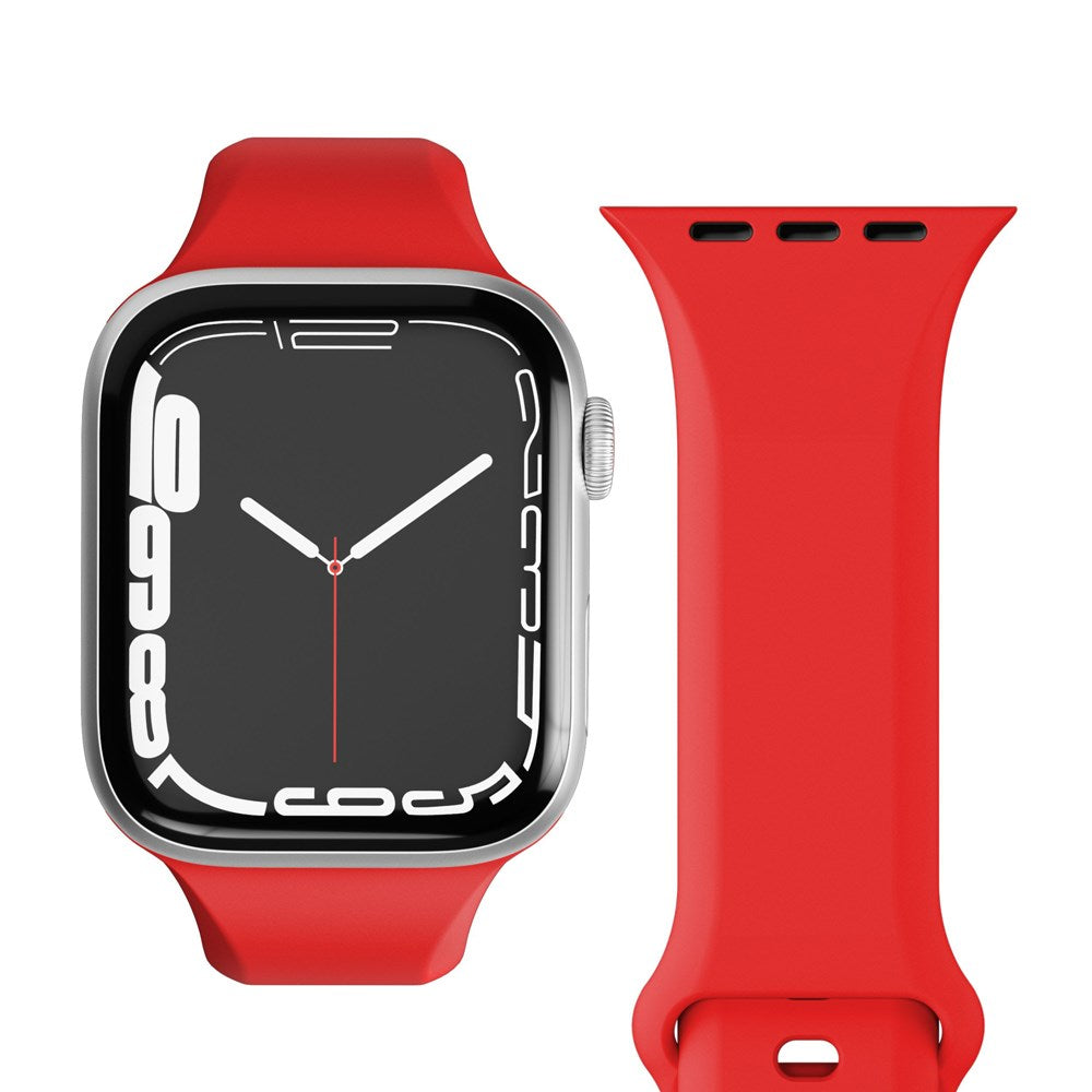 Vonmählen Apple Watch (42/44/SE/45/46/49mm) Classic Band 2 Recycled Silicone Strap - Red