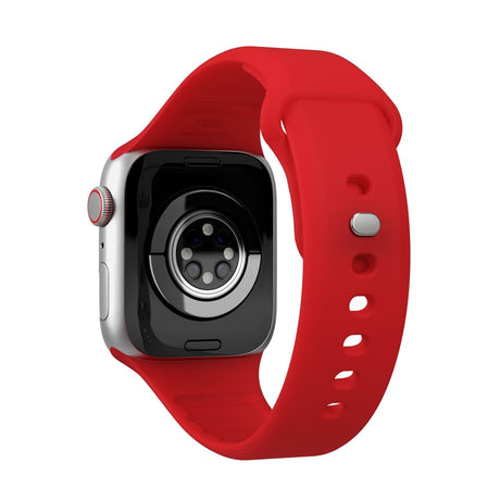 Vonmählen Apple Watch (42/44/SE/45/46/49mm) Classic Band 2 Recycled Silicone Strap - Red