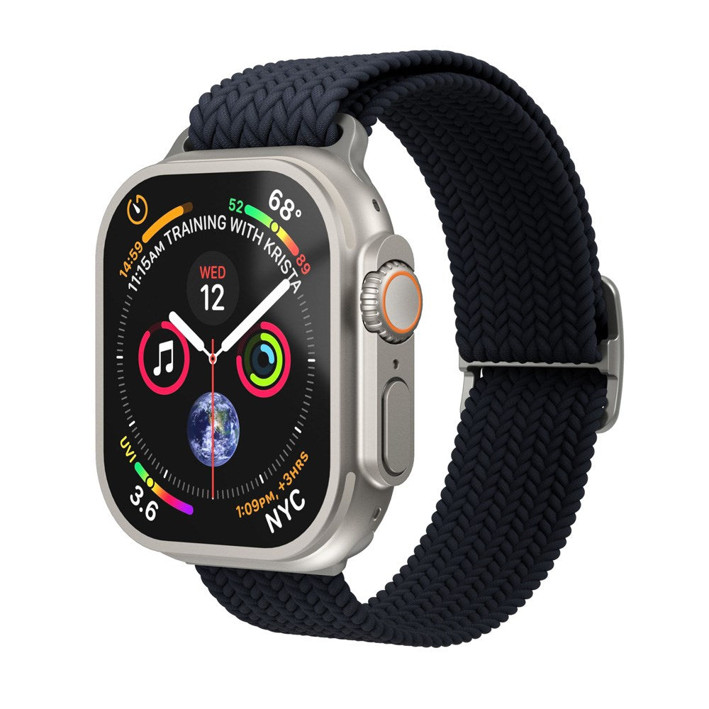 Vonmählen Apple Watch (38/40/SE/41/42mm) Woven Loop Nylon Watch Strap - Navy