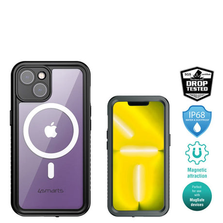 4smarts Active Pro Ultimag STARK - iPhone 14 Plus Waterproof Case - Black