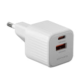 4smarts Wall charger 20W with 1x USB-A / 1x USB-C - White