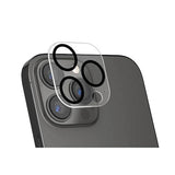 iPhone 14 Pro / 14 Pro Max 4Smarts StyleGlass Camera Lens Protective Glass - 2 pcs. - Metal Graphite and Clear Acrylic