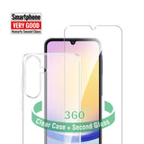 Samsung Galaxy A25 (5G) 4smarts Second Glass X-Pro 360° Protection Set (Case + Screen Protector)