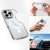 iPhone 16 Pro 4smarts Premium Starter Set - MagSafe Case, Screen and Lens Protection & 30W Wall Charger - Transparent / White