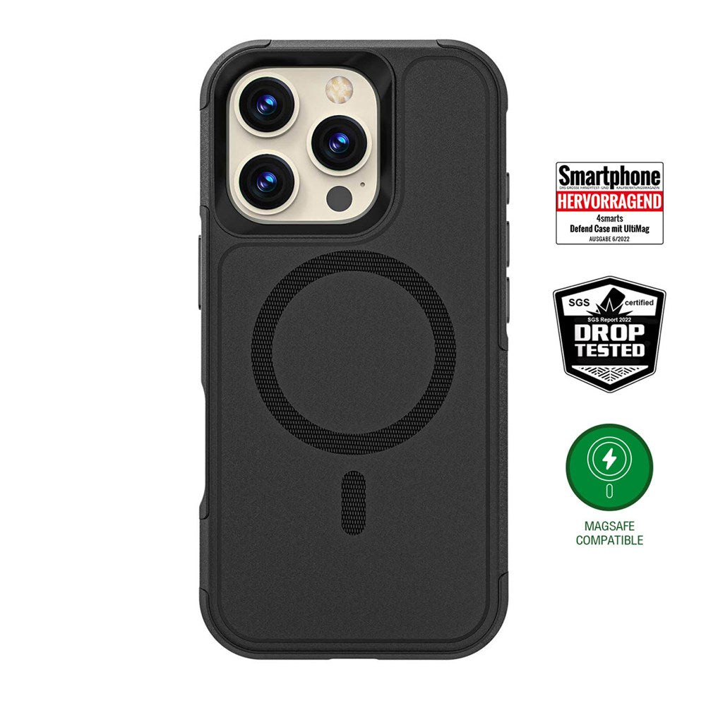 iPhone 16 Pro Max 4smarts Defend Case - MagSafe Compatible - Black