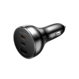 4smarts VoltRoad Ultimate 160W Car Charger with 2 x USB-C 1 x USB-A - Black