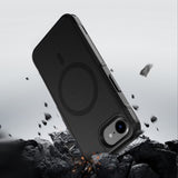 iPhone 16e 4smarts Defend Hybrid Case - MagSafe Compatible - Black