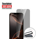 iPhone 16e 4smarts Second Glass Screen Protection with Mounting Frame - Privacy Function - Transparent