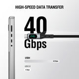 4smarts DigitCord Enterprise USB-C Cable 240W - 1.5m - Black