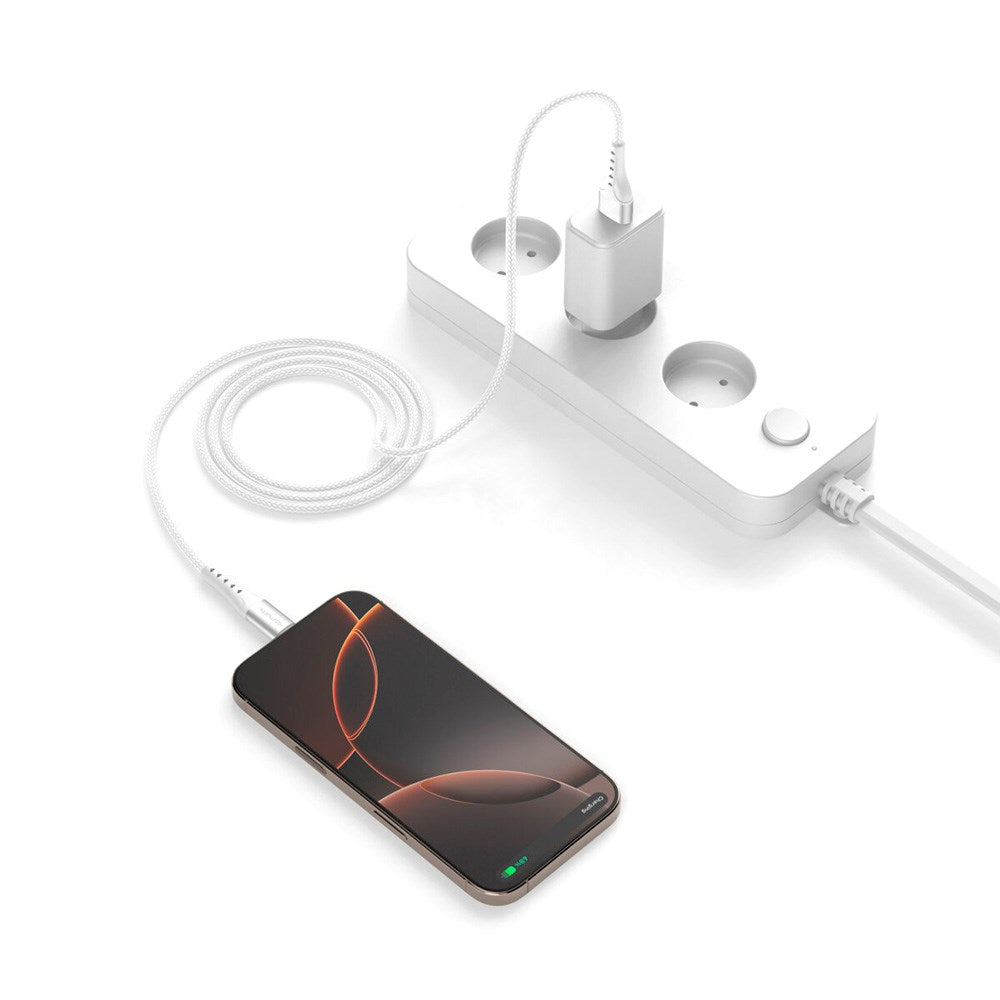 4smarts PrimeCord USB-C to USB-A Cable 18W - 1.5 m - White