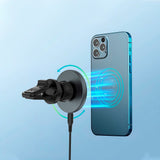 4smarts Qi2 Wireless Car Charger - MagSafe Compatible - Grey