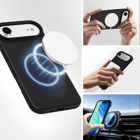 iPhone Air 4Smarts Silicone Case - MagSafe Compatible - Black