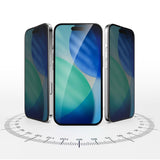 iPhone 17 4Smarts Second Glass Screen Protector with Mounting Frame - Privacy Function - Transparent