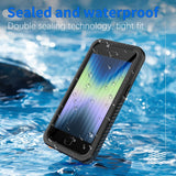 iPhone 17e / 16e 4Smarts Waterproof 360 Case - MagSafe Compatible - Transparent / Black