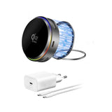 4smarts Charging Set - MagSafe Charger / Wall Charger / Cable - White