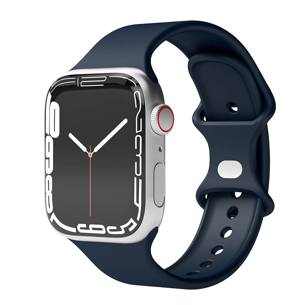 Vonmählen Apple Watch (42/44/SE/45/46/49mm) Classic Band Band Silicone Strap - Dark Blue