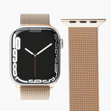 Vonmählen Apple Watch (42/44/SE/45/46/49mm) Milanese Loop Stainless Steel Strap - Rose Gold