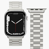 Apple Watch (42/44/45/SE/49mm) Vonmählen Link Bracelet Stainless Steel Strap - Silver