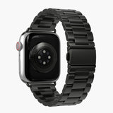 Apple Watch (42/44/45/SE/49mm) Vonmählen Link Bracelet Stainless Steel Strap - Black