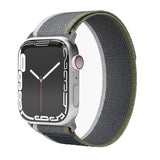 Vonmählen Apple Watch (38/40/SE/41/42mm) Trekking Loop Nylon Watch Strap - Gray / Green