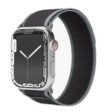 Vonmählen Apple Watch (42/44/45/SE/49mm) Trekking Loop Nylon Watch Strap - Black / Blue